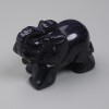 Souvenir Statue Elephant Aventurine Night of Cairo 55x35x26mm+
