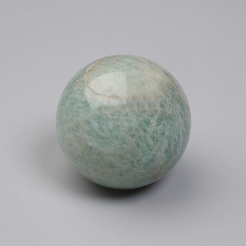Amazonite Natural Stone Globe, 30mm diameter