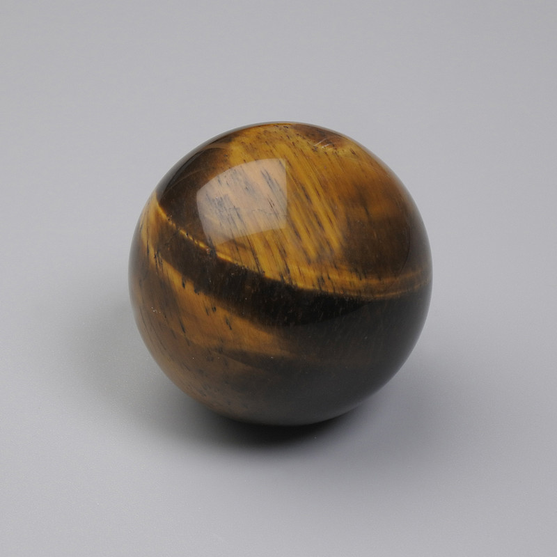 Natural Stone Tiger's Eye Globe Sphere, diameter 30mm+