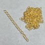 Extension Chain 7cm + - Metal Color Yellow Gold Packaged (34g + -)