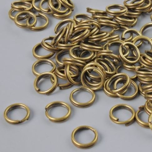 Cturnable ring component, 6mm diameter, pack 990 g, bronze color
