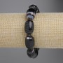 Agate Barrel Bracelet, diameter 18×13mm± barrels, 6×3mm± rondelles, length 18cm ±, stretch