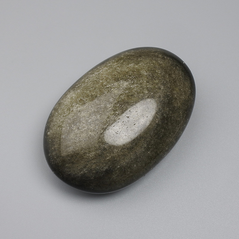 Natural Sunstone Obsidian Tumbled Stone, no hole, 50×35 mm ± (per 100 g ±)