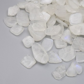 Aquamarine chip without hole 12-20x10-14mm± natural stone (per 100 g±)
