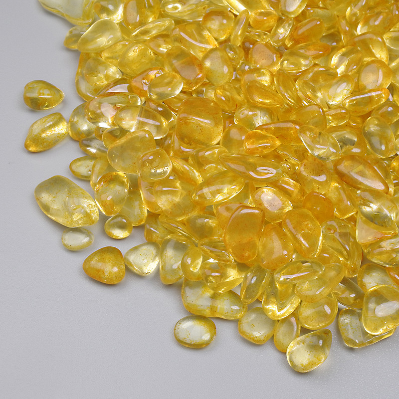 Citrine Chip Without a Hole 7-14×7-9 mm± (per 100 g±)