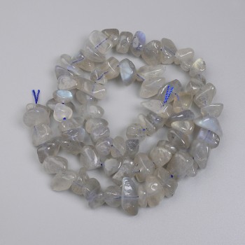 Labradorite Beads Chip 10-13×3-5, 5mm+ on a string, length 39cm+