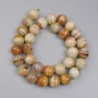 Onyx Beads Smooth Round 12mm ± on String, Length 39in+