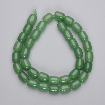 Jade Beads Barilo (Barillo) 10x8 mm on thread, length 37 cm