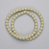 Volcanic Lava Beads Cylindrical, diameter 6x6mm± on thread, length 38cm+
