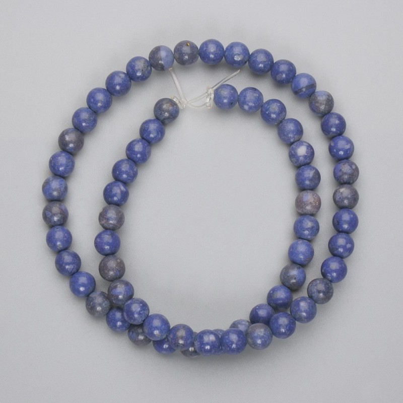 Hollow Coral Beads Round Coral Beads 6mm Smooth Ball, length 39cm on Monofilament
