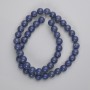 Hollow coral beads smooth ball 8mm diameter, 39cm length on thread
