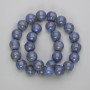 Porous Coral Beads Smooth Round Bead 14mm diameter ±, length 42cm ± on thread