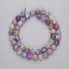 Lepidolite Beads Smooth Round, 8.5 mm diameter, 38 cm length on thread