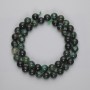 Emerald Beads Smooth Round 8.5 mm on Thread, length 39 cm +/-