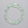 Emerald Beads Faceted Cubes, 4x4 mm diameter, 39 cm on thread