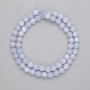 Aquamarine Beads Faceted, 6x5.5 mm, 5mm±, Thread Length 37 cm±