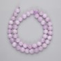 Kunzite Beads Smooth Sphere Ø 8.5 mm on Thread, length 39 cm