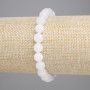 Bracelet Mountain Crystals, faceted round bead, diameter 8mm±, length 18cm±, stretch