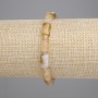 Citrine Bead Bracelet on Elastic Cord, 10.5–11×6–6 mm cuts, 5 mm+- beads, length 18 cm+-