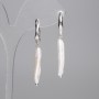 Earrings Baroque Pearls 27x5mm+-, length 45mm+- (assorted sizes)