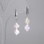 Baroque Pearl Clover Earrings 10mm ±, length 39mm ±