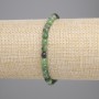 Zoisite Bead Bracelet 5mm Faceted Round +-, length 18cm +- stretch