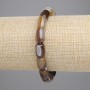 Agate Barilo Bracelet 11x8mm, 18 cm, Stretch