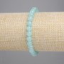 Amazonite Bead Bracelet smooth ball, diameter 6mm±, length 18cm± stretch