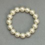 Majorca Bracelet (acrylic) smooth bead, diameter 12mm±, length 18cm± stretch