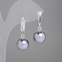 Terahertz Earrings Smooth Ball, diameter 12mm±, length 30mm±