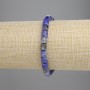 Sodalite Bracelet Cylindrical Beads 6x6mm, stretched 18cm