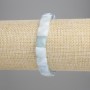 Aquamarine Beaded Bracelet, square-cut stones, diameter 9-9.5×9×9.5mm, 5mm±, length 18cm±, stretch