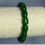 Chrysoprase Barilo Bead Bracelet, diameter 10×8mm, stretch, length 18cm ±
