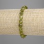 Chrysoprase Bracelet Geometric Facets, 7.5×7.5mm ±, 18cm ± stretch