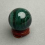 Malachite Decorative Sphere, diameter 30mm±, weight 58 g