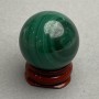 Malachite Spherical Ornament, diameter 29mm±, weight 57 g