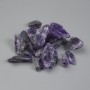 Amethyst natural unprocessed stone, diameter 17-50×8-25×9-20mm± (assorted sizes) (Price per 100 g)