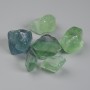 Fluorite natural processed stone, diameter 20-40×14-25×10-20 mm ± (assorted sizes) (Price per 100 g)