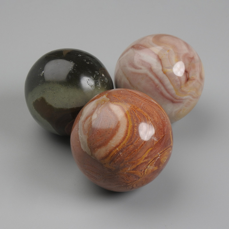 Agate Decorative Sphere, diameter 30-45mm± (assorted sizes) (Price per 100 g)