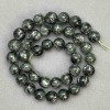 Seraphinite Natural Stone Beads Smooth Round 10mm Diameter, 39cm Length on Thread