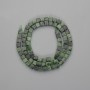 Zoisite Beads Cube Shape, 4×4 mm, length 39 cm on thread
