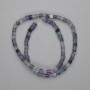 Fluorite Beads Cubes, 4×4 mm, ±, 38 cm± on thread