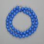 Apatite Beads Smooth Round, 8mm diameter, 38cm length on thread