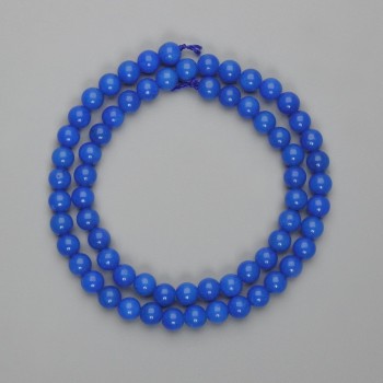 Apatite Beads, Smooth Round, 6mm diameter, 38cm length on thread