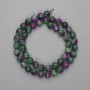 Zoisite beads faceted bead, diameter 8mm +/-, length 37cm +/- on a thread