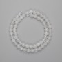 Beads Mountain Quartz Faceted Sphere 6mm ±, 38cm ± on Thread