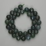 Green Jasper Beads, Faceted Round, 12mm, 38cm string