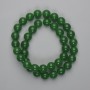 Jade Beads Smooth Round 10mm on Thread, 38" Length (approx.)