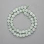 Angelite Beads smooth sphere, 8mm diameter ±, length 39cm ± on thread