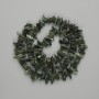 Seraphinite Beads Chip 6-91-3mm+-, length 41cm+- on a thread